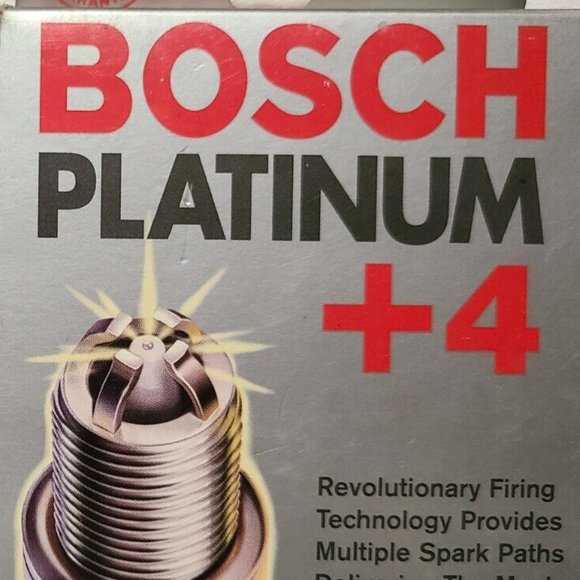 NEW BOSCH PLATINUM SPARK PLUG PACK OF 4 (PN BOSCH 4477) - Picture 1 of 5